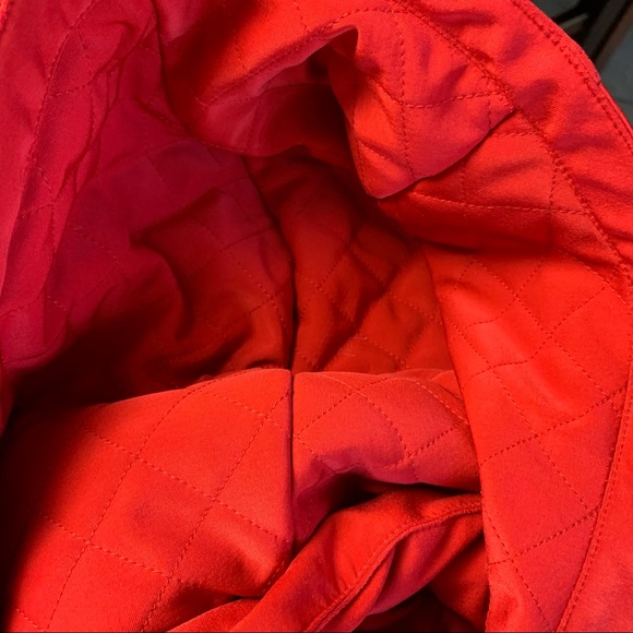 MeCo Women's Red Hooded Zip-Up Jacket - Picture 9 of 12